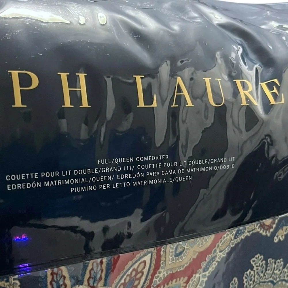 NWT Ralph Lauren Archer Foulard Full / Queen Comforter